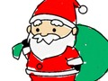 Joc Tornar a l'escola: pintar de Pare Noel  en línia