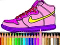 Joc Tornar a l'escola: pintar sabates  en línia