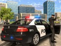 Joc Carro de policia de dibuixos animats  en línia