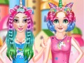 Joc Perruqueria Princesa Rainbow Unicorn  en línia