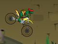 Joc Ninja Turtle Bike en línia
