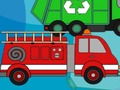 Joc Llibre per pintar camions  en línia