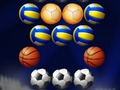 Joc Futbol d'or de tirador de bombolles  en línia