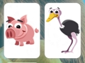 Joc Targetes d’animals Memòria  en línia