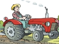 Joc Trencaclosques de tractors de dibuixos animats  en línia