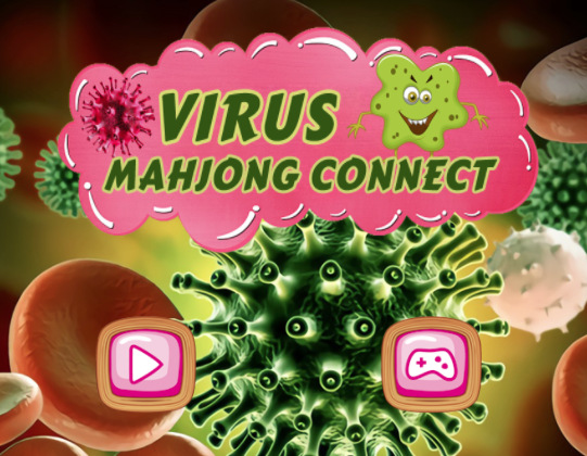 Joc Connexió de virus mahjong  en línia