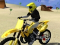 Joc Motocicleta platja acrobàcia  en línia