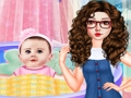 Joc Baby Taylor Un dia com la mainadera  en línia
