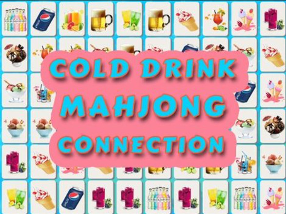 Joc Connexió de Mahjong amb begudes fredes  en línia