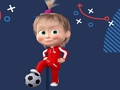 Joc Futbol Masha i l’Ós  en línia