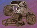 Joc Monster Trucks per pintar  en línia
