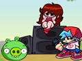 Joc Divendres a la nit Funkin 'vs PIG d'Angry Birds  en línia