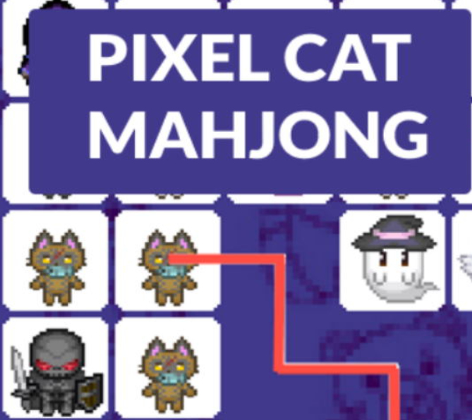 Joc Mahjong Pixel Cat  en línia