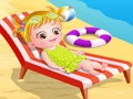 Joc Baby Hazel a la platja  en línia