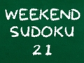 Joc Sudoku cap de setmana 21  en línia