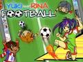 Joc Futbol Yuki i Rina  en línia