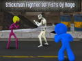 Joc Stickman Fighter 3D: Punys de ràbia  en línia