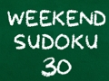 Joc Sudoku de cap de setmana 30  en línia