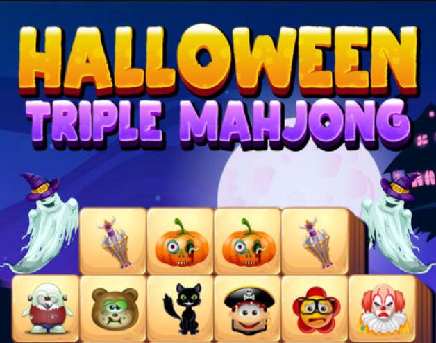 Joc Mahjong triple de Halloween  en línia