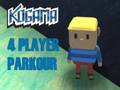 Joc Parkour Kogama per a 4 jugadors  en línia