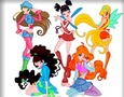 Joc Colorant Winx Club  en línia