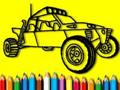 Joc Tornada a l'escola: llibre per pintar de cotxes de ral·li  en línia