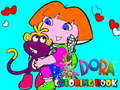 Joc Llibre per pintar de tornada a l'escola Dora  en línia