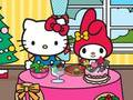 Joc Sopar de Nadal de Hello Kitty i els amics  en línia