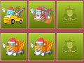 Joc Memòria de camions de Nadal  en línia