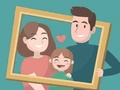 Joc Trencaclosques de la família feliç  en línia