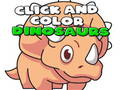 Joc Feu clic a I acoloreix dinosaures  en línia