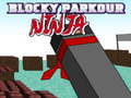 Joc Blocky Parkour ninja en línia