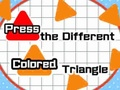 Joc Premeu El triangle de diferents colors  en línia
