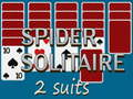 Joc Spider Solitaire 2 vestits  en línia