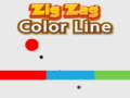 Joc Línia de colors en zig-zag  en línia