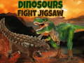 Joc Els dinosaures lluiten trencaclosques  en línia
