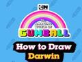 Joc El increïble món de Gumball Com dibuixar Darwin  en línia