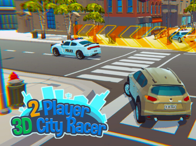 Joc 2 jugadors 3D City Racer  en línia