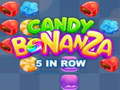 Joc Candy Bonanza 5 en fila  en línia
