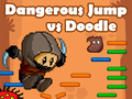 Joc Jump perillós i doodle en línia