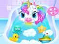 Joc Cura de mascotes unicorn màgic  en línia
