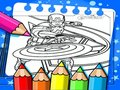 Joc Llibre per pintar del Capità Amèrica  en línia