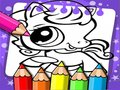 Joc Llibre per pintar Littlest Pet Shop  en línia