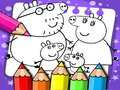 Joc Llibre per pintar Peppa Pig  en línia