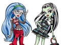 Joc Llibre per pintar per a Monster High  en línia