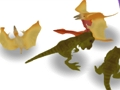 Joc Els dinosaures es fusionen i lluiten  en línia
