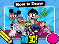 Joc Hot per dibuixar Teen Titans Go!  en línia