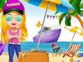 Joc Noia de vacances d'estiu a la platja  en línia