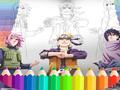 Joc Llibre per pintar de Naruto Shippuden  en línia