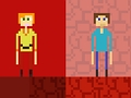 Joc Stickman Steve vs Alex Nether en línia